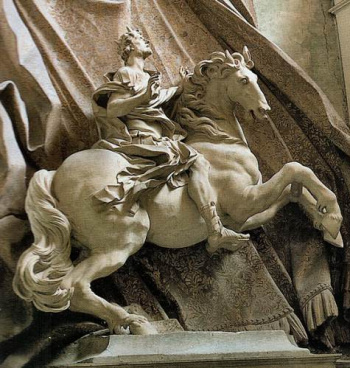 Emperor Constantine on a Horse