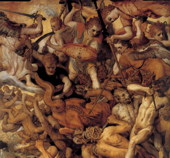 Fall of Rebellious Angels by Floris