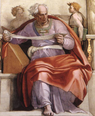 The Prophet Joel by Michelangelo