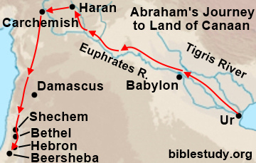 Abraham Journey To Canaan 