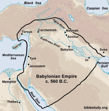 early civilizations babylonia map