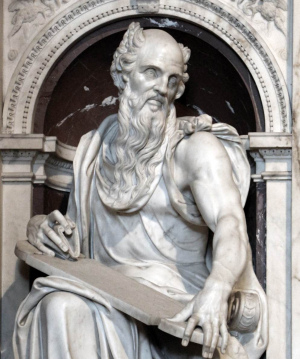 Statue of Moses by Lombardo