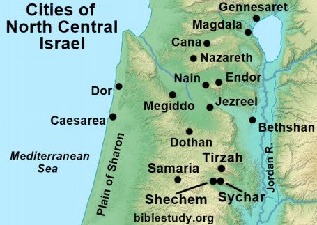 Ancient Israel North Central Cities 